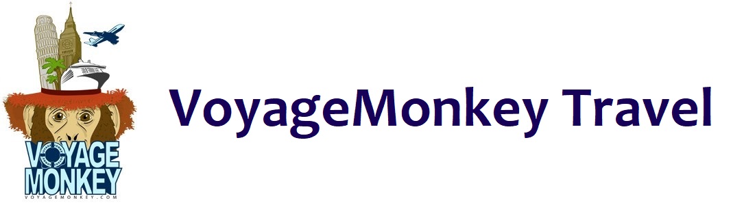 Voyage Monkey Travel Logo