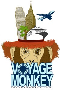 Voyage Monkey Travel Logo